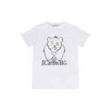 Iceberg Kids T-Shirt Bianca con Stampa per Neonati