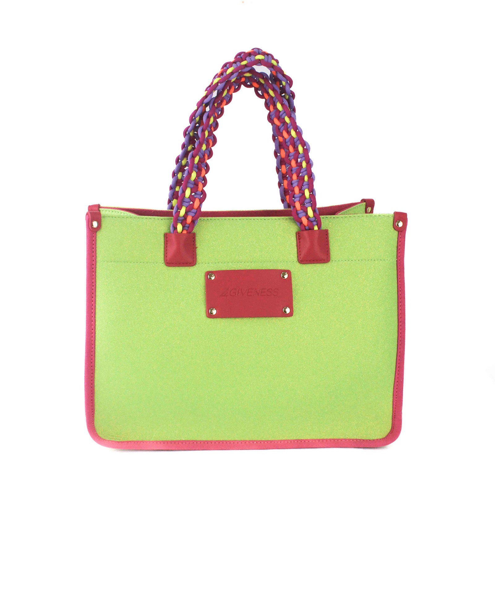 4Giveness Borsa Mare Verde/Fucsia Sparkling per Bambine