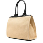 MSGM Kids Borsa Natural Tote con Logo per Bambine