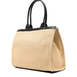 MSGM Kids Borsa Natural Tote con Logo per Bambine