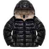 Blauer Kids Giubbino Nero  CAROLL JUNIOR con Cappuccio per Bambine