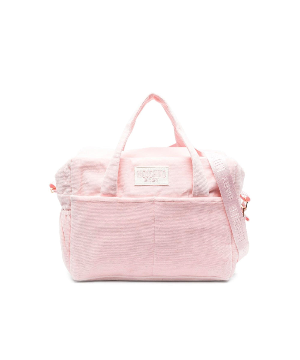 Moschino Kids Borsa Mamma Rosa con Fasciatoio