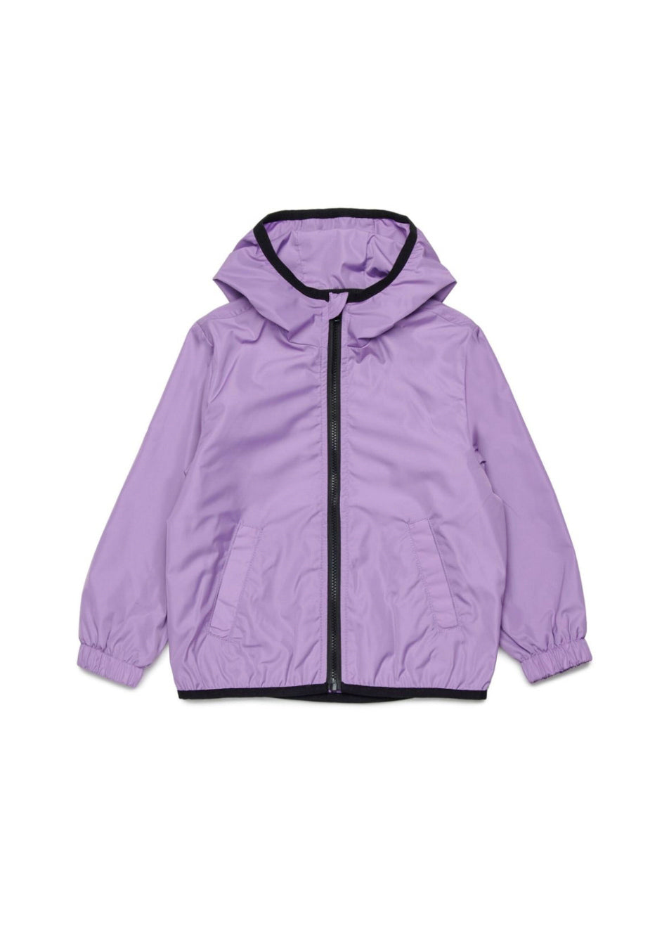 Diesel Kids Giubbino Lilla Antivento con Macro Oval D per Neonate