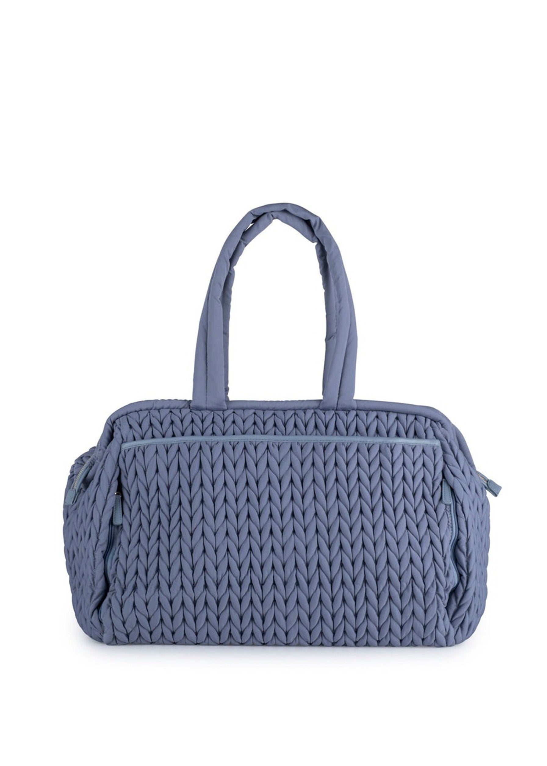 Love Bag Borsa Mamma Ovale Cielo Intrecciata