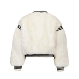 Twinset Kids Bomber in Eco-Pelliccia per Bambine