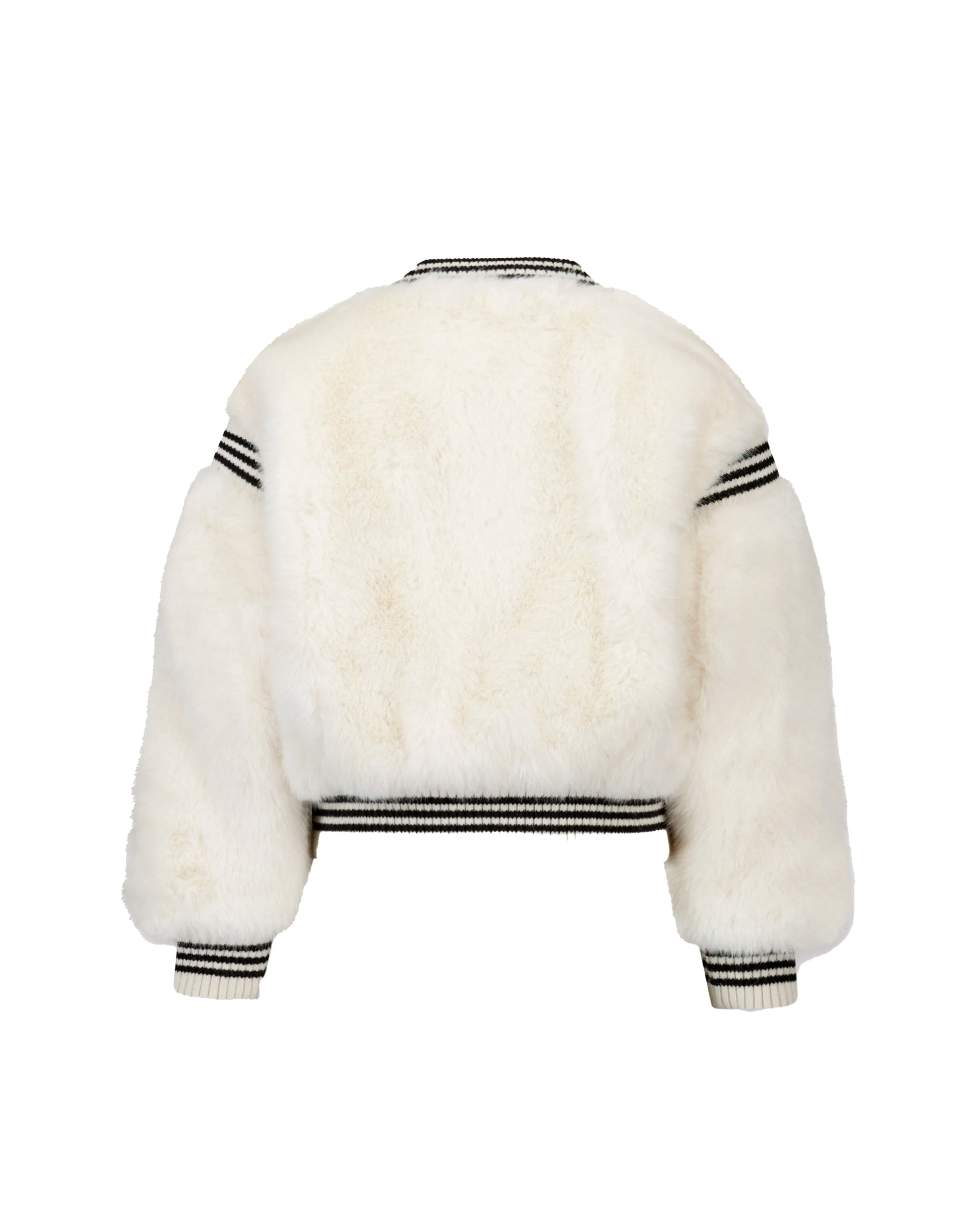 Twinset Kids Bomber in Eco-Pelliccia per Bambine