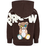 Barrow Kids Felpa Braken con Stampa Retro per Bambini