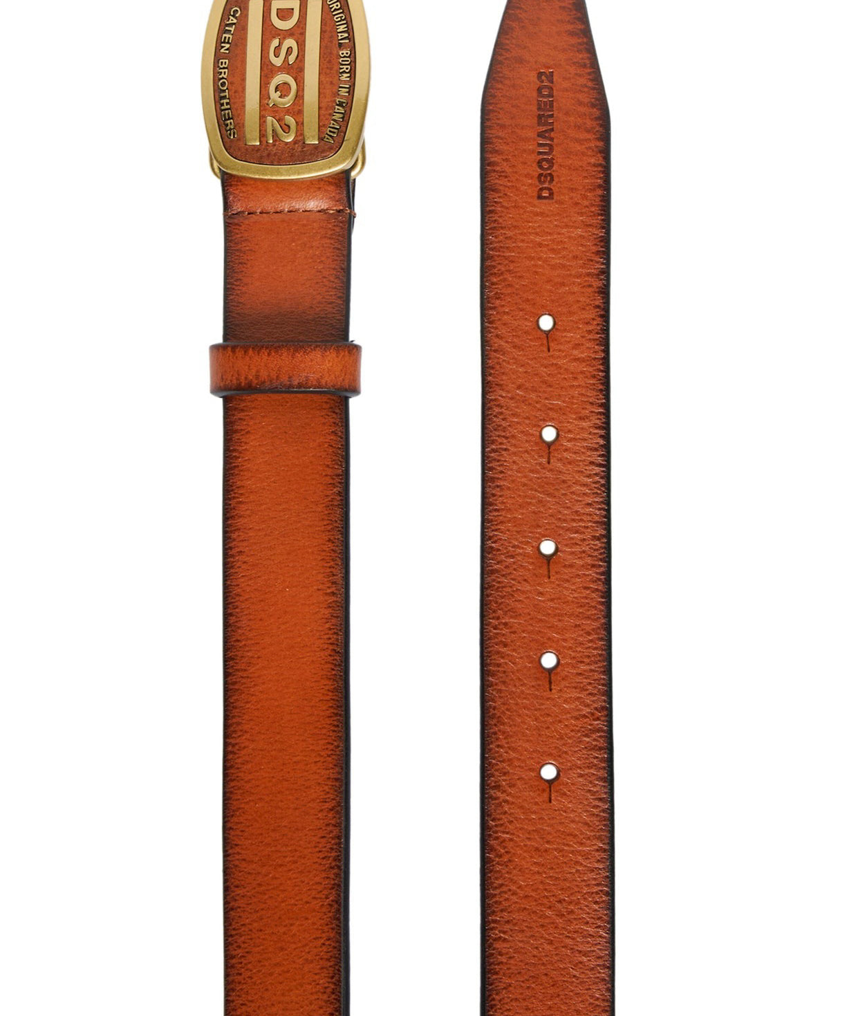 Dsquared2 Kids Cintura Cuoio con Fibbia DSQ2 2