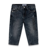 Iceberg Kids Jeans Denim con Effetto Stone Wash per Neonati