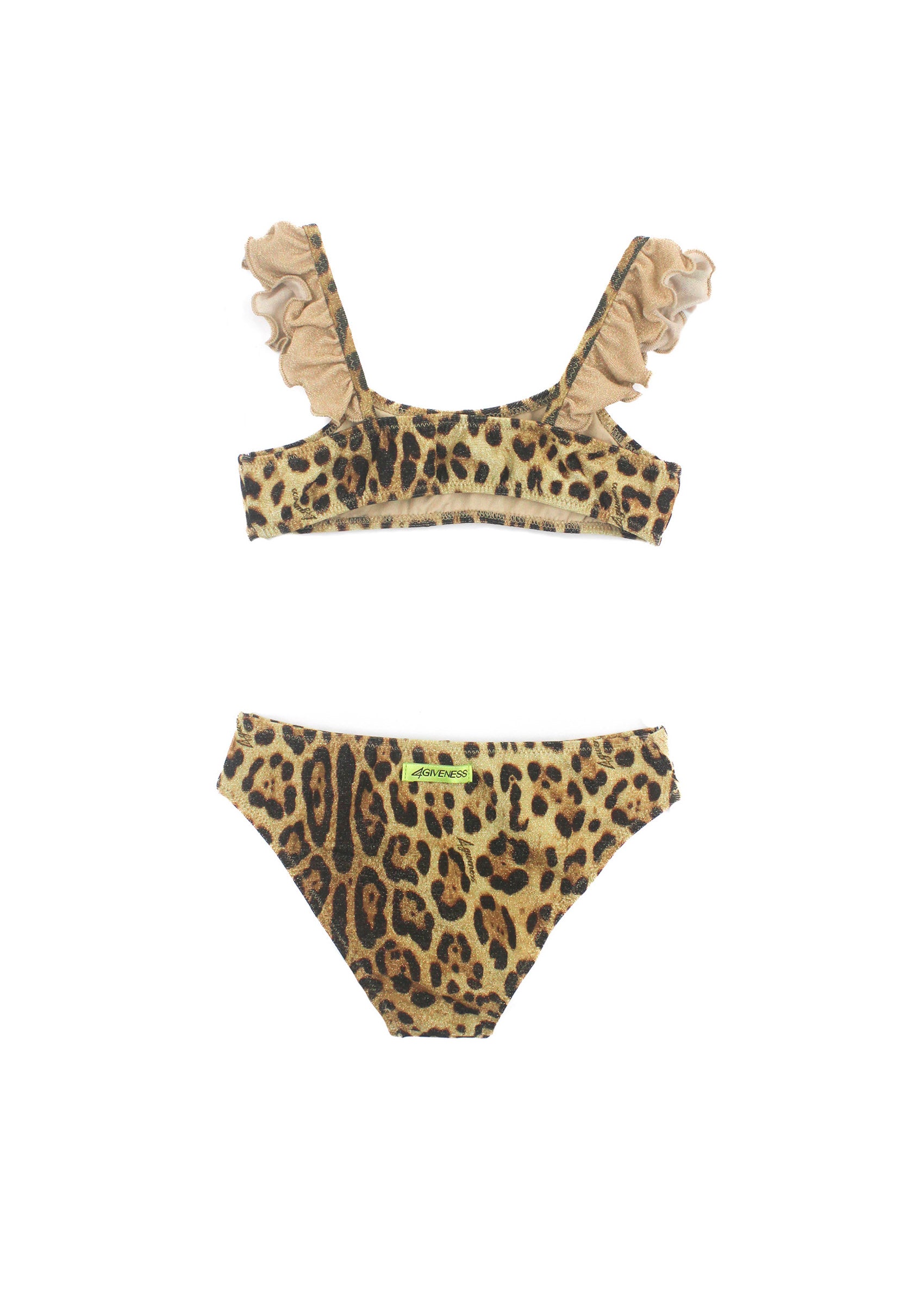 4Giveness Costume Bikini a Fascia Leo Soul per Bambine