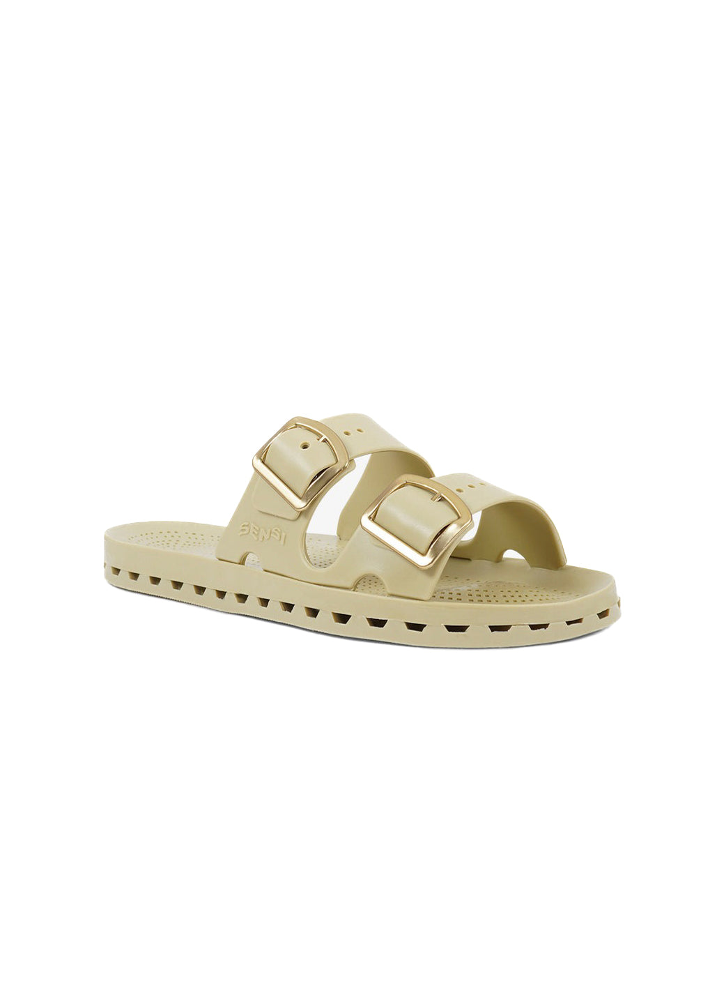 Sensi Kids City Sandalo Beige Doppia Fascia per Bambine
