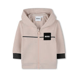 Boss Kids Completo Beige Bianco per Neonati