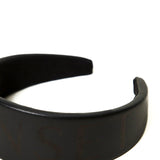 Twinset Kids Cerchietto Nero con Lettering Logo per Bambine (dettaglio)