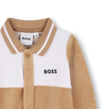 Boss  Kids Tutina Biscotto in Ciniglia per Neonati