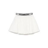 Elisabetta Franchi La Mia Bambina Gonna Avorio/Nero per Neonate