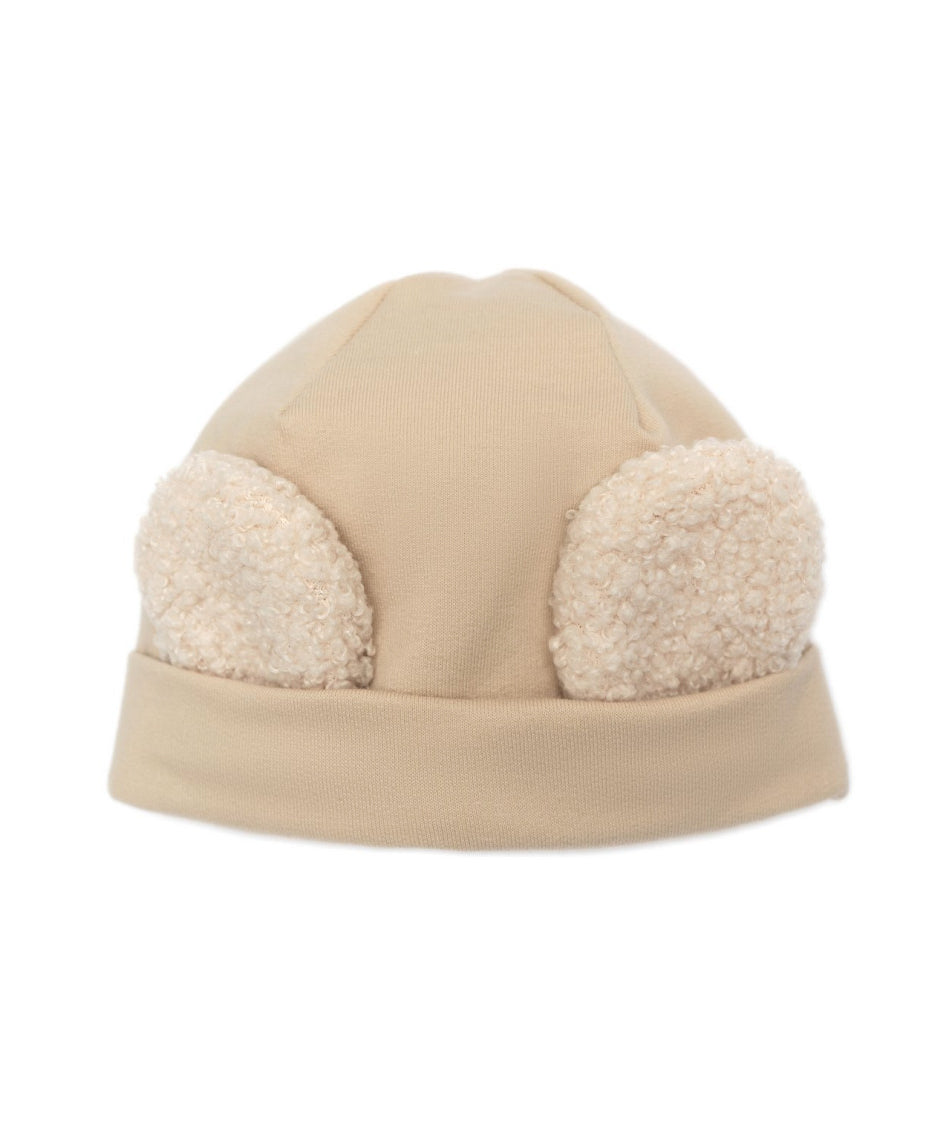 Barcellino Kids Cappellino Teddy Beige per Neonati