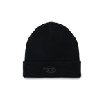 Diesel Kids Cappello Beanie Nero con Oval D