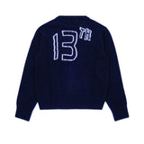 Dsquared2 Maglione Blu con Intarso Lettering per Bambini