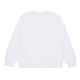 Dsquared2 Kids Felpa Girocollo Bianca con Logo Sport per Bambini