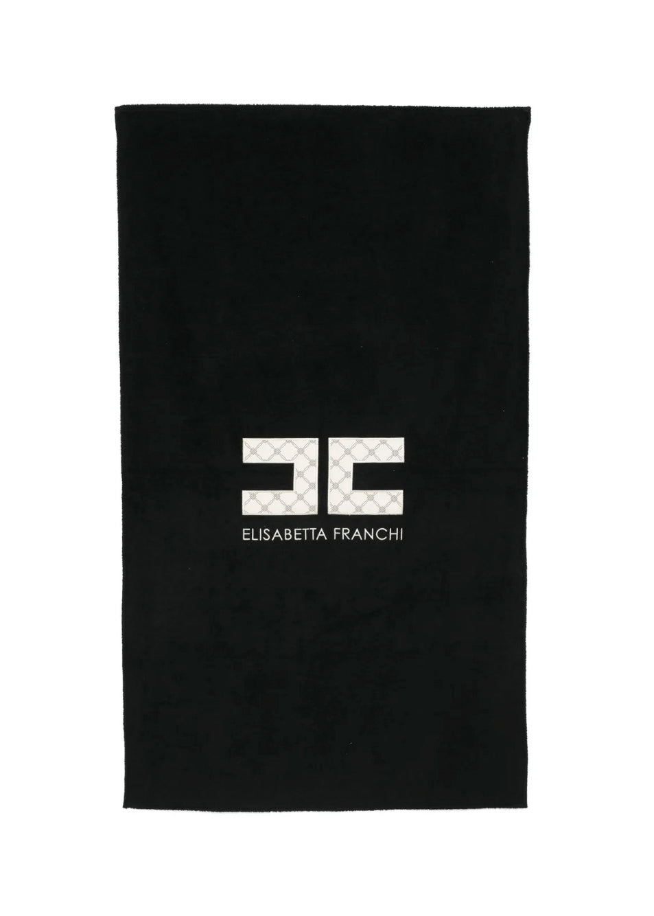 Elisabetta Franchi La Mia Bambina Telo Mare Nero/Burro per Bambine