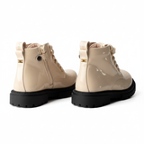 Elisabetta Franchi La Mia Bambina Anfibi Panna per Bambine