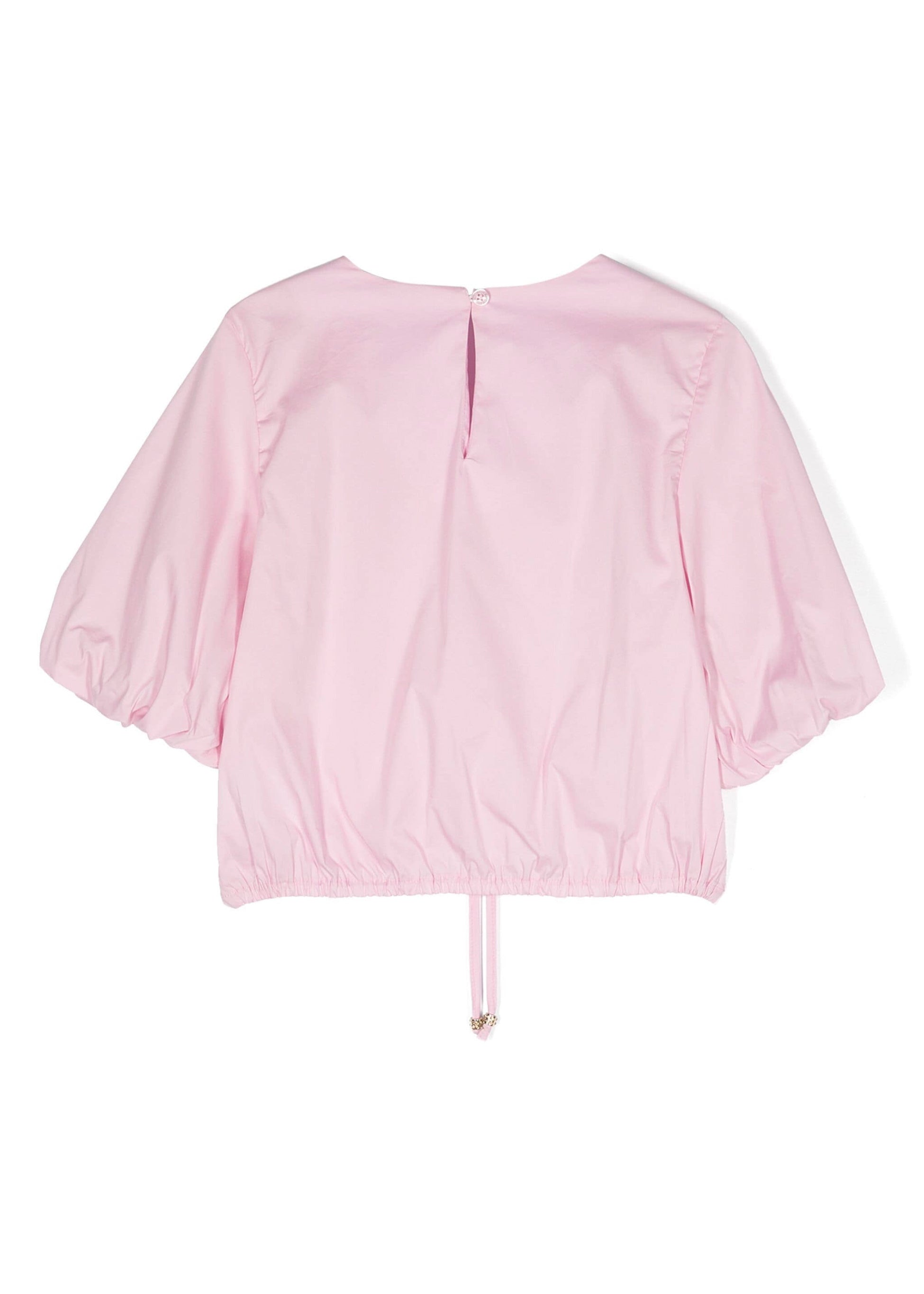 Pinko Kids Camicia in Popeline Rosa (Retro)