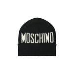 Moschino Kids Cappello Beanie con Intarso Logo
