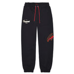 Sprayground Kids Pantaloni in Felpa Neri per Bambini