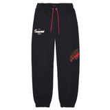 Sprayground Kids Pantaloni in Felpa Neri per Bambini