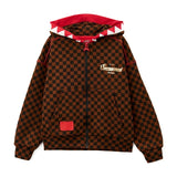 Sprayground Kids Felpa con Cappuccio Marrone per Bambini