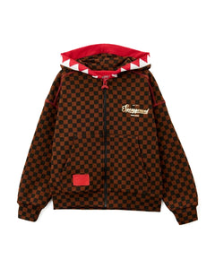 Sprayground Kids Felpa con Cappuccio Marrone per Bambini