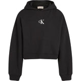 Calvin Klein Kids Felpa Nera con Cappuccio per Bambini