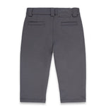 Iceberg Kids Pantalone Grigio con Logo Ricamato per Neonati