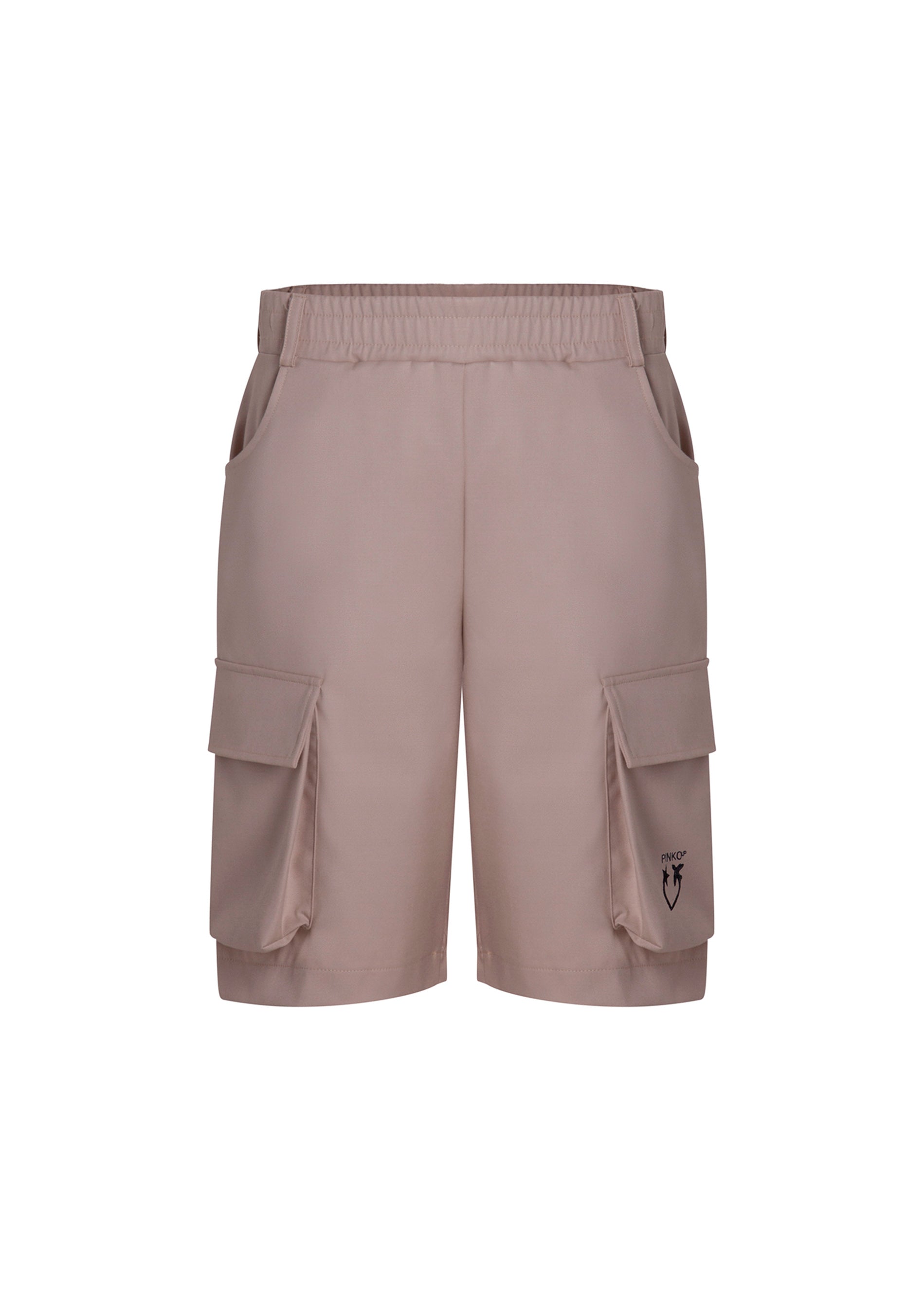 Pinko Kids Bermuda Cammello con Tasconi per Bambine