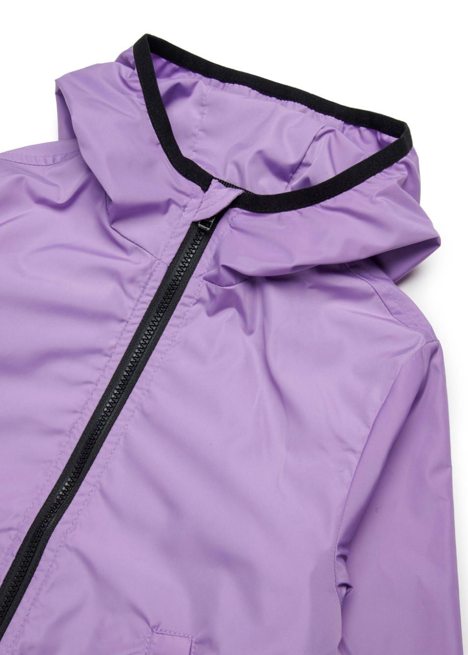 Diesel Kids Giubbino Lilla Antivento con Macro Oval D per Neonate