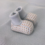 Marlù Scarpine cielo/tortora per neonati