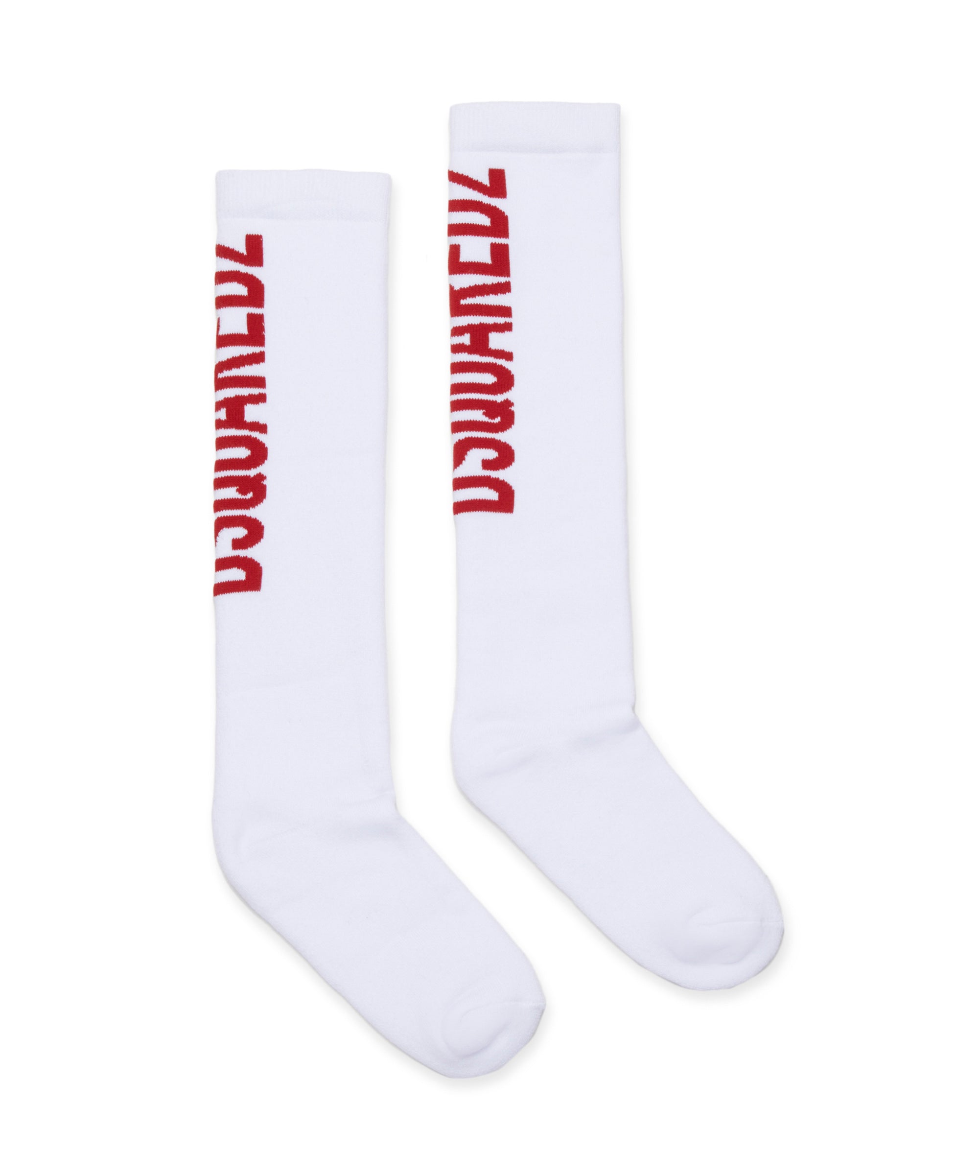 Dsquared2 Kids Calzino Bianco con Logo per Bambini