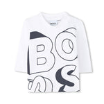 Boss Kids Completo Beige Bianco per Neonati