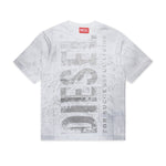 Diesel Kids T-Shirt Bianca Old Effect per Bambini