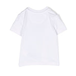 Calvin Klein Kids T-shirt Bianca con CK per Neonati