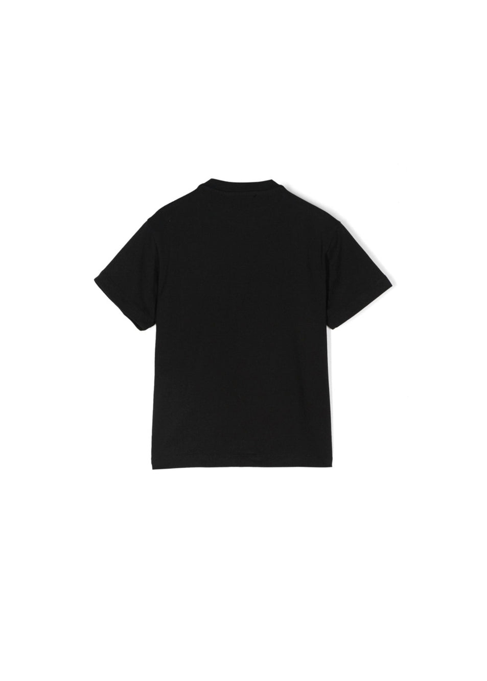 Elisabetta Franchi La Mia Bambina T-shirt Nero con Ricamo Ajour per Neonate