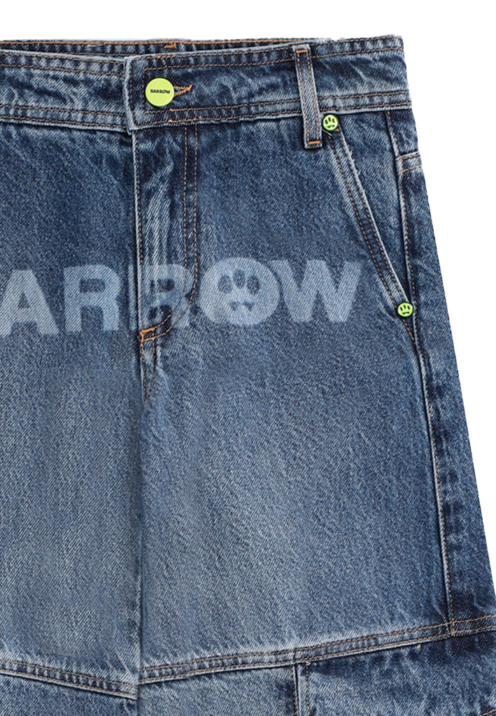 Barrow Kids Denim Jeans Blu Scuro per Bambini