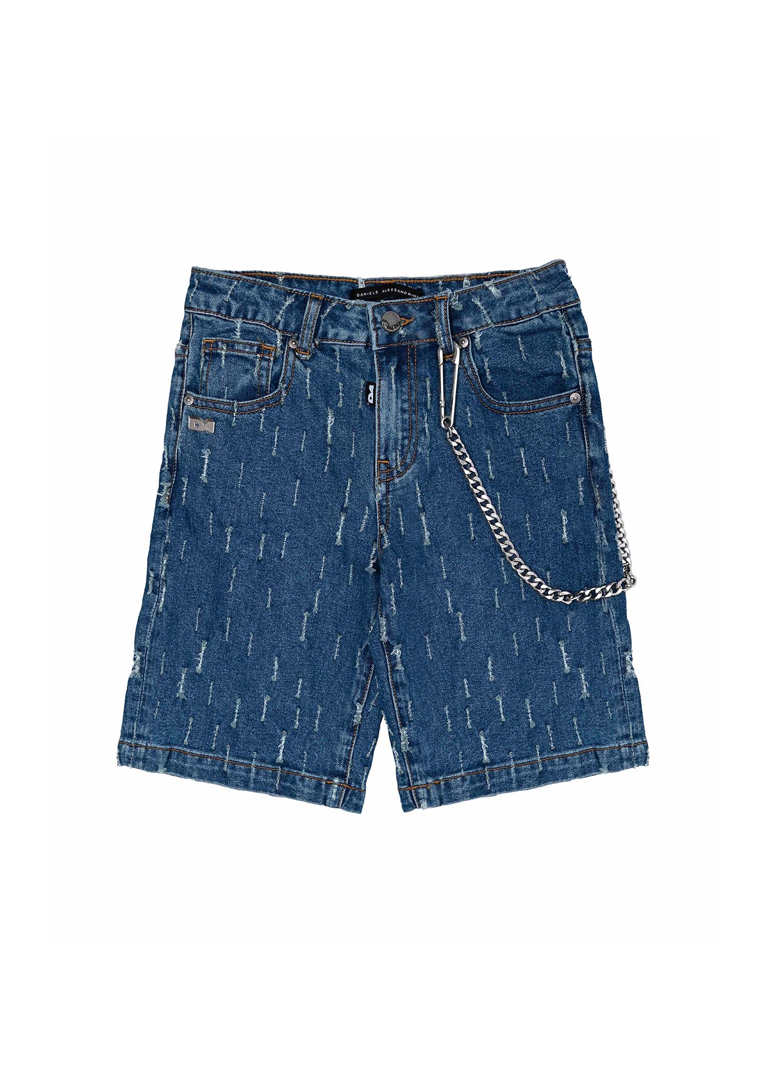 Daniele Alessandrini Bermuda Jeans Cut per Bambini