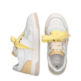 Elisabetta Franchi My Little Girl Sneakers White/Lemon with Bow for Girls