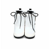 Moschino Kids Stivali Invernali Bianchi per Bambine