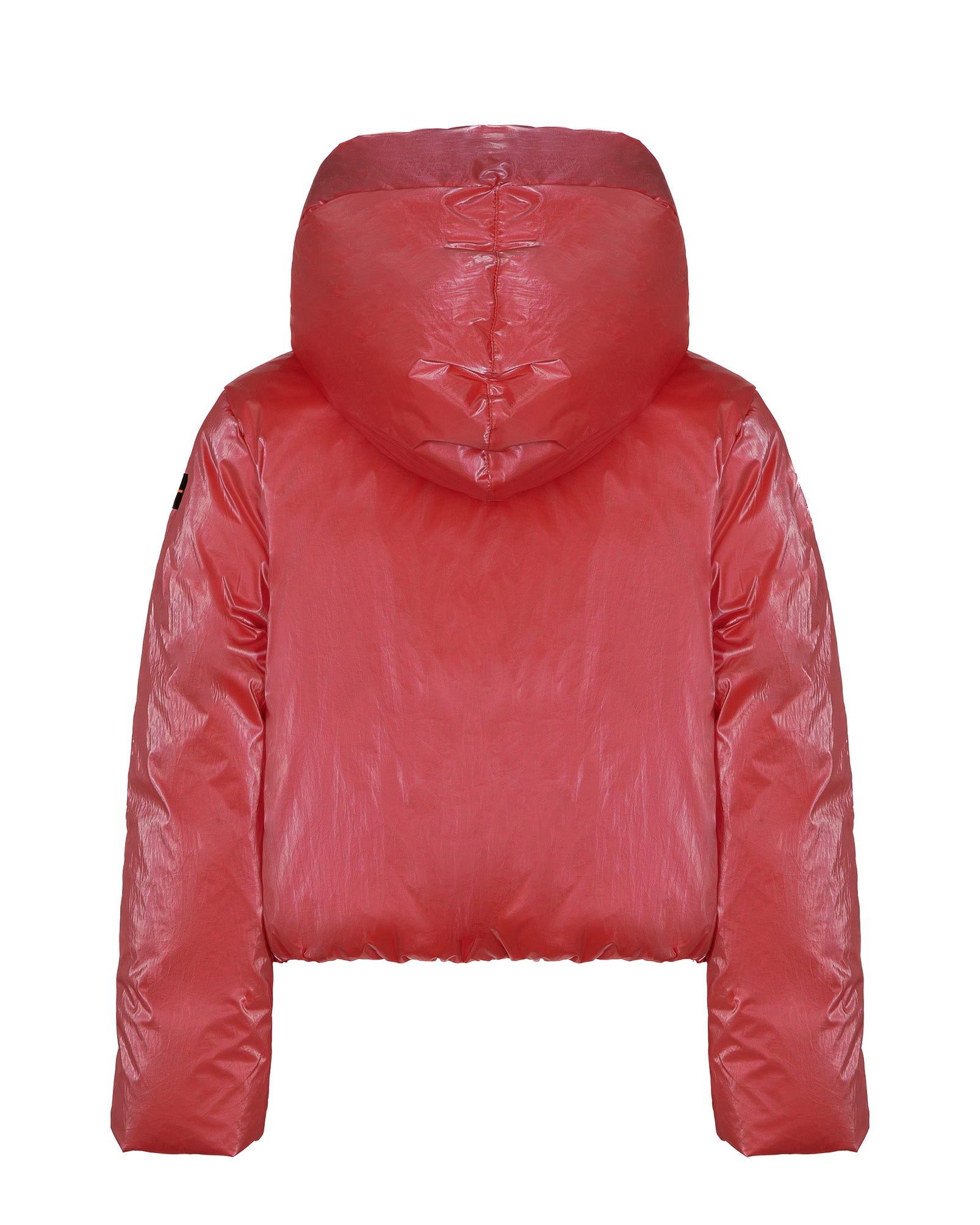 SUNS Kids Piumino Lucido Fuxia con Cappuccio per Bambine