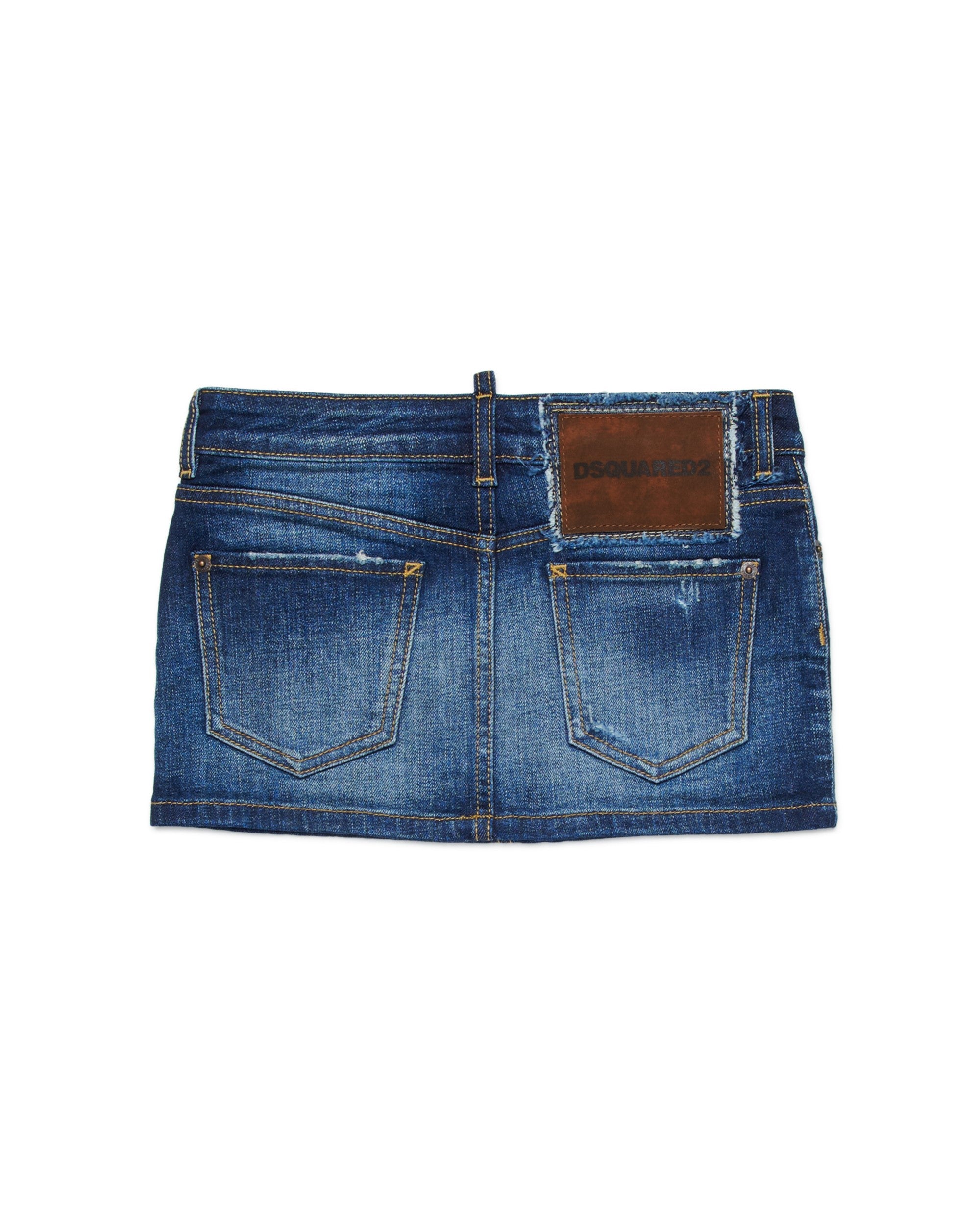 Dsquared2 Kids Minigonna Denim per Bambine
