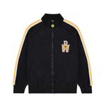 Barrow Kids Felpa sportiva Unisex nero con bande gialle per Bambini