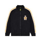 Barrow Kids Felpa sportiva Unisex nero con bande gialle per Bambini