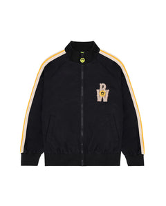 Barrow Kids Felpa sportiva Unisex nero con bande gialle per Bambini